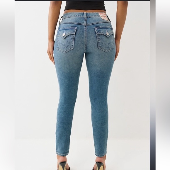 True Religion Denim - True Religion Women's Skinny Light Blue Denim Jeans